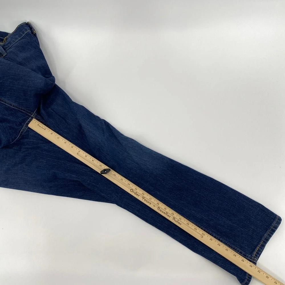 Levis 541 Jeans Athletic Taper Mens Tag 46x32 Fits‎ 48x30.5 Blue Stretch Rugged